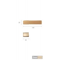 Palermo Square Rosette Door Handle for Developers| DoorHub UAE